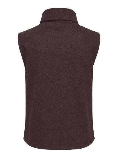 Jdy hero gilet da donna caffe'