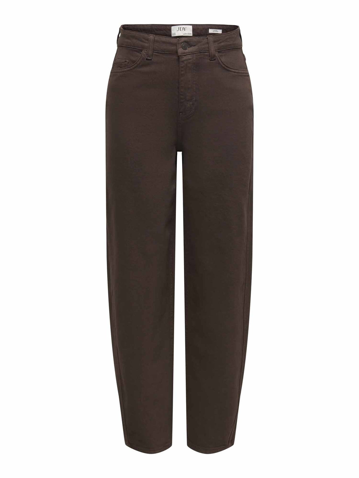 Jdy susie barrel jeans da donna cioccolato