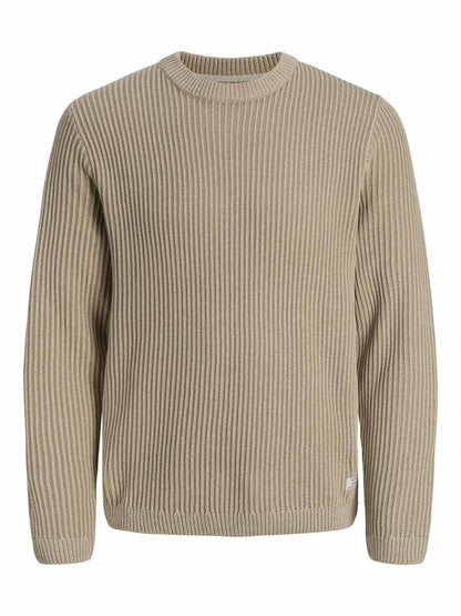 Jack&jones dover maglia da uomo beige
