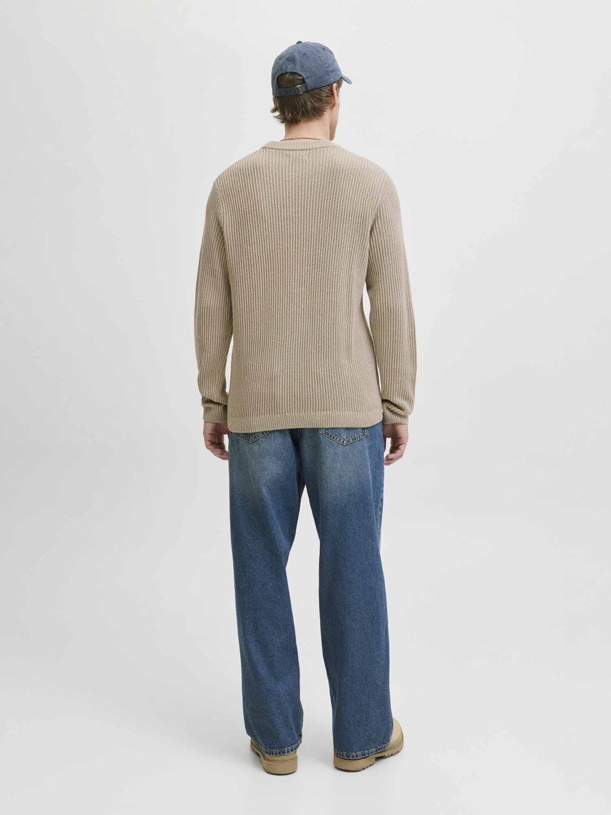 Jack&jones dover maglia da uomo beige