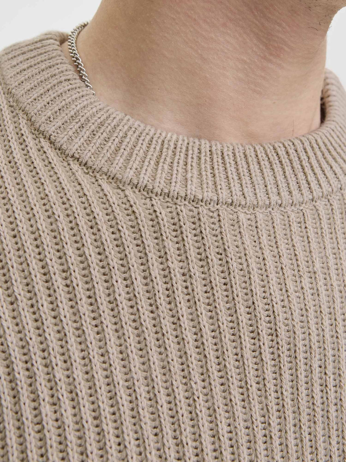 Jack&jones dover maglia da uomo beige