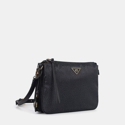 Y-not 3 compartment borsa da unisex nero