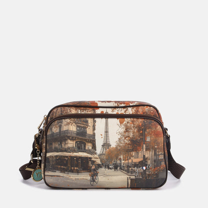 Y-not reporter borsa da unisex marrone
