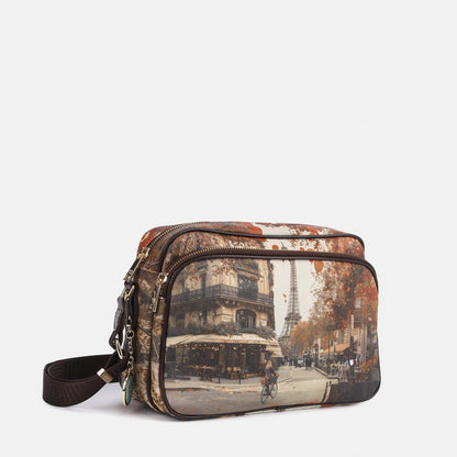 Y-not reporter borsa da unisex marrone