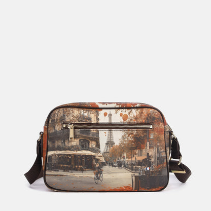 Y-not reporter borsa da unisex marrone