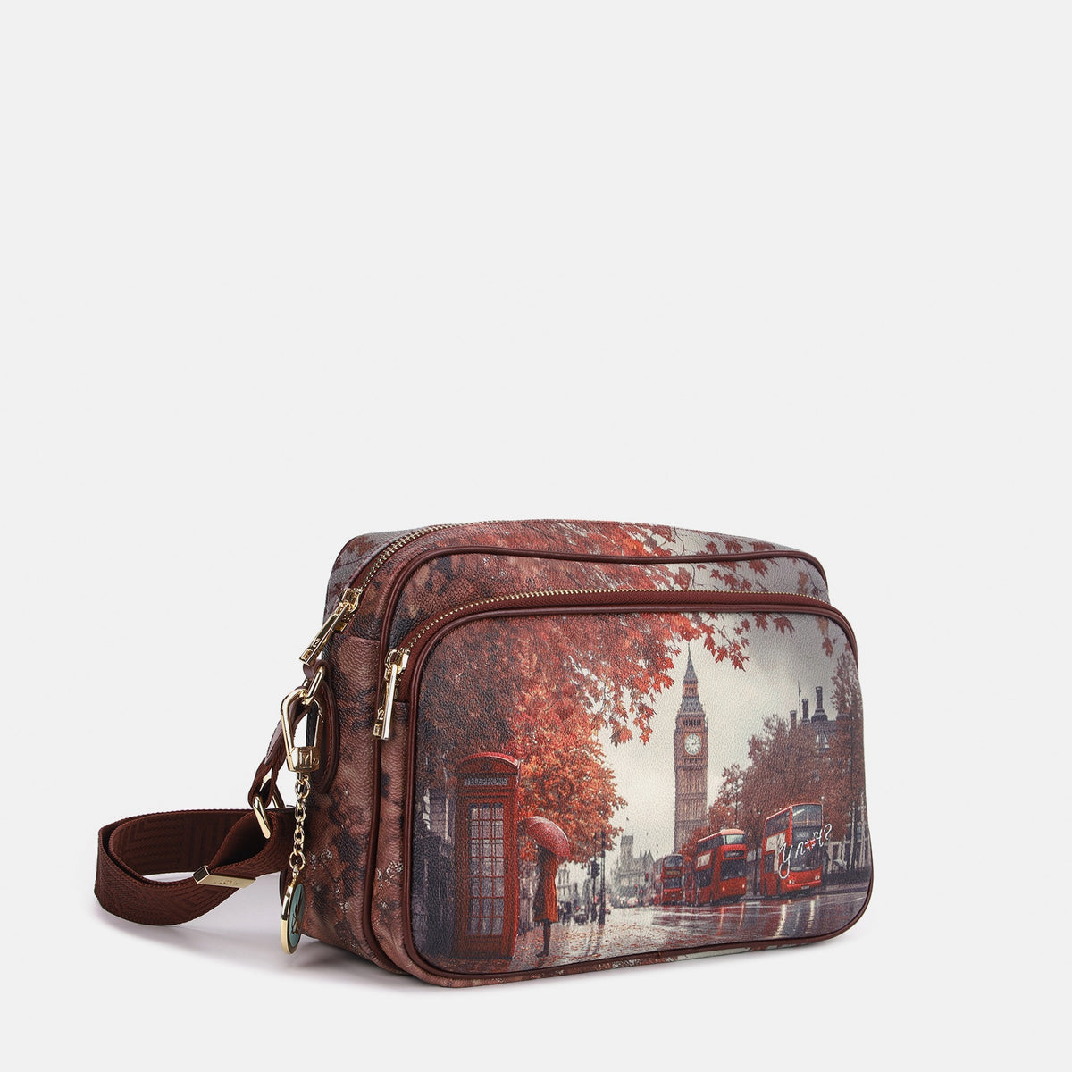 Y-not reporter borsa da unisex bordeaux