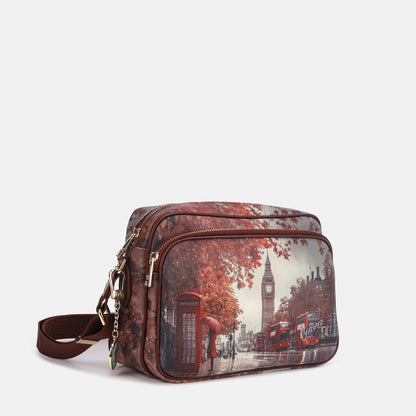 Y-not reporter borsa da unisex bordeaux