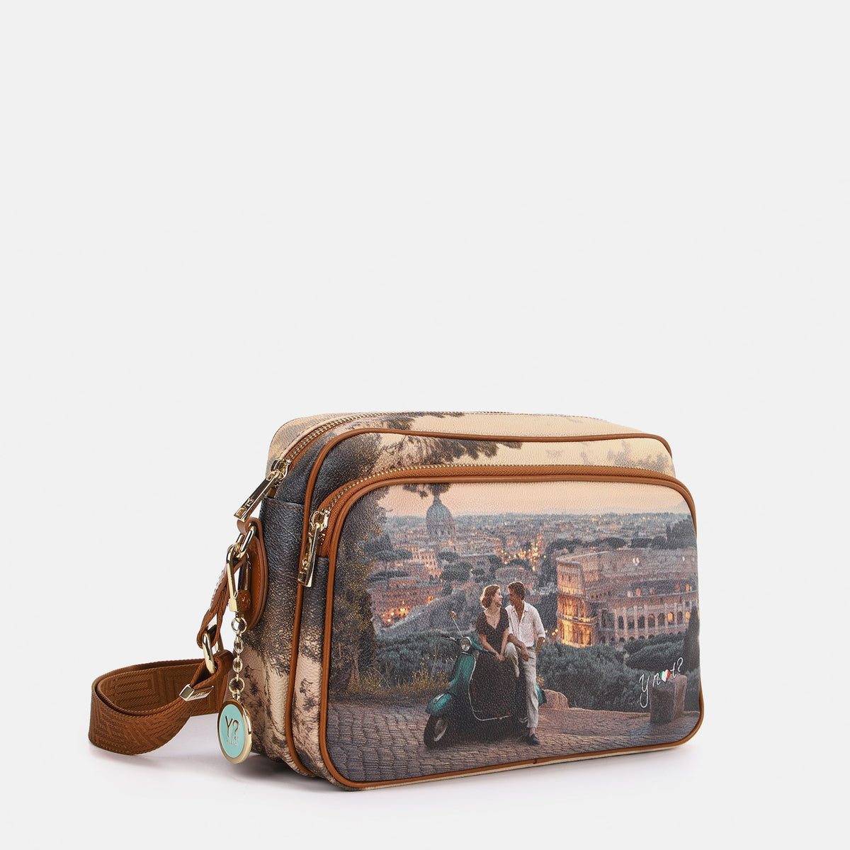 Y-not reporter borsa da unisex taupe