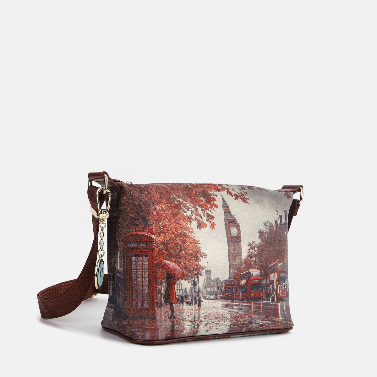 Y-not hobo easy smal borsa da unisex bordeaux