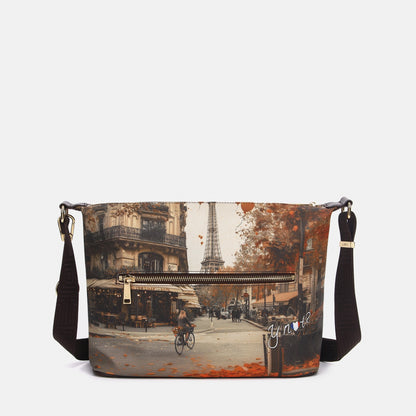 Y-not hobo easy larg borsa da unisex marrone