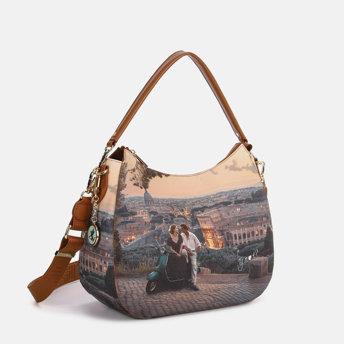 Y-not hobo bag borsa da unisex taupe