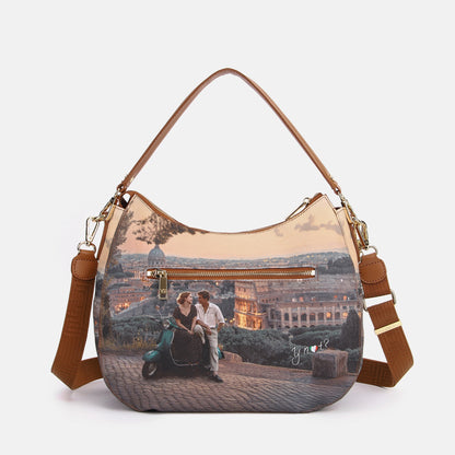 Y-not hobo bag borsa da unisex taupe