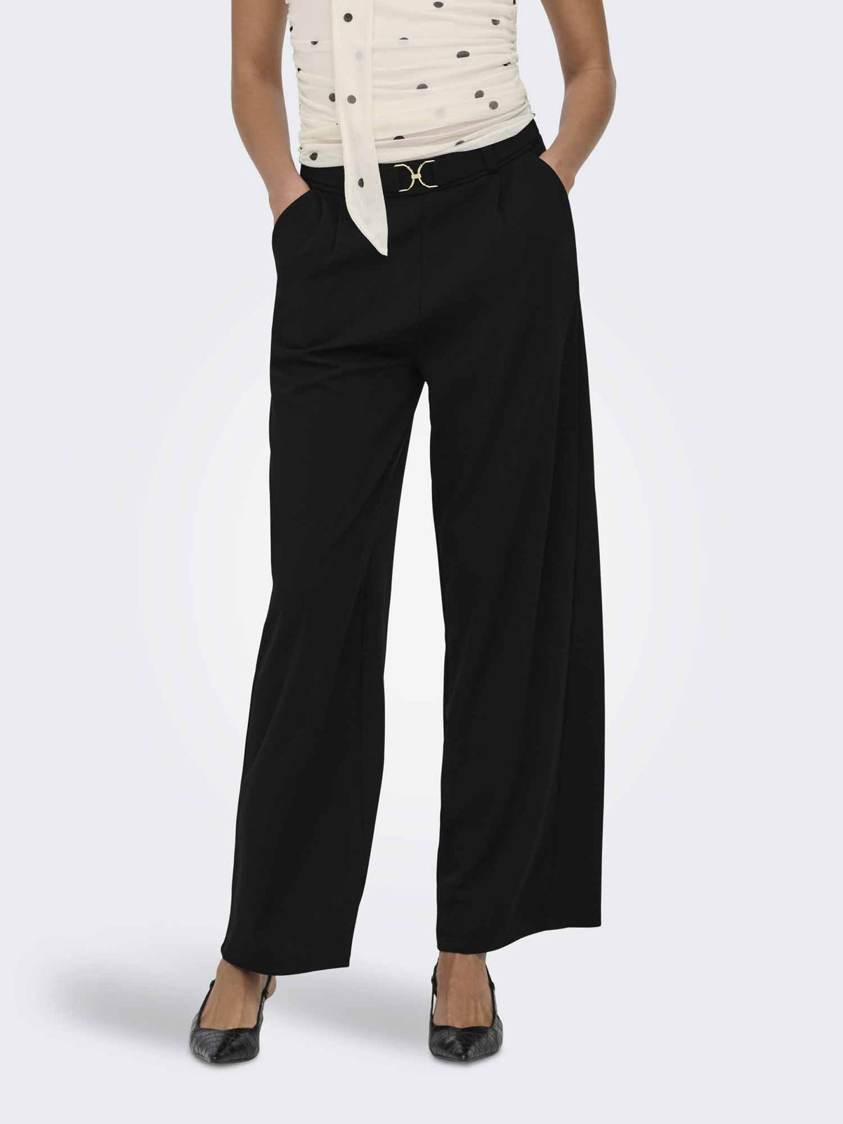 Jdy geggo life pantalone da donna nero
