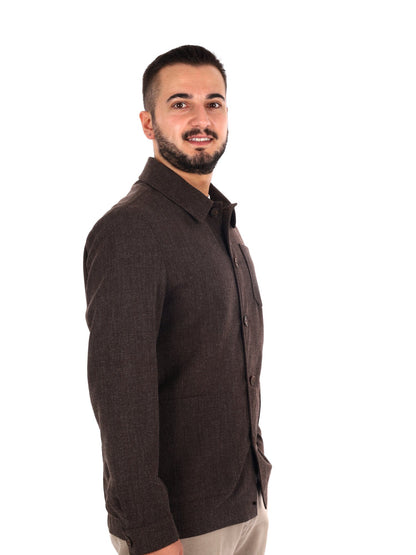 Fb giacca loose fit da uomo moro