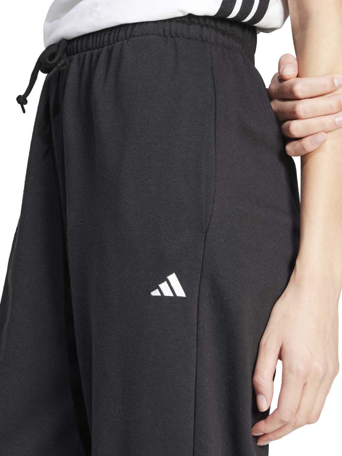 Adidas panta ess ft pantalone da donna nero