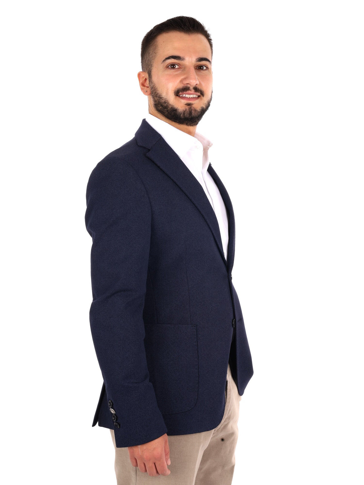 Fb giacca da uomo blu