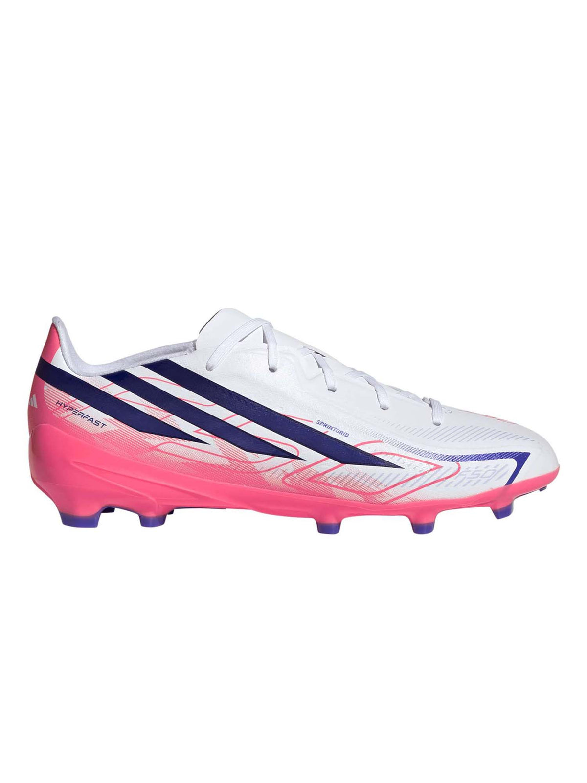 Adidas F50 league fg scarpa calcio da bambino/a bianco-viola
