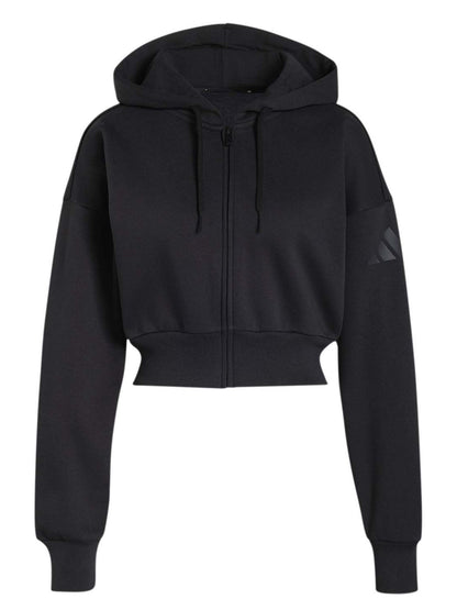 Adidas felpa ess fl da donna nero