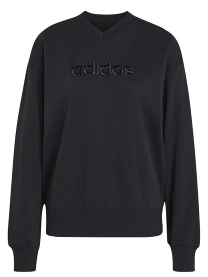 Adidas felpa satin da donna nero