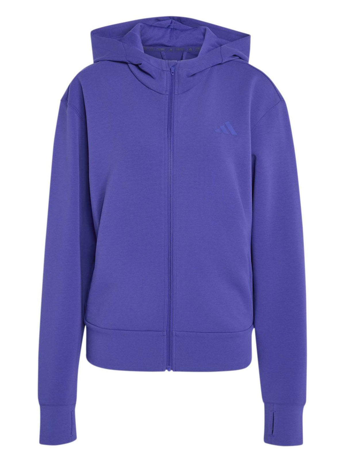 Adidas felpa fz training da donna viola