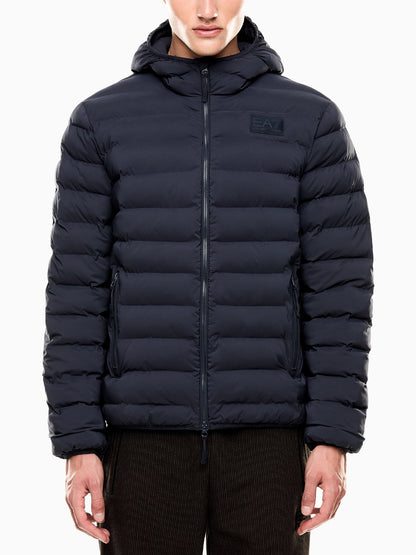 EA7 eco down jkt giubbino da uomo blu