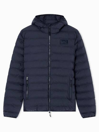 EA7 eco down jkt giubbino da uomo blu