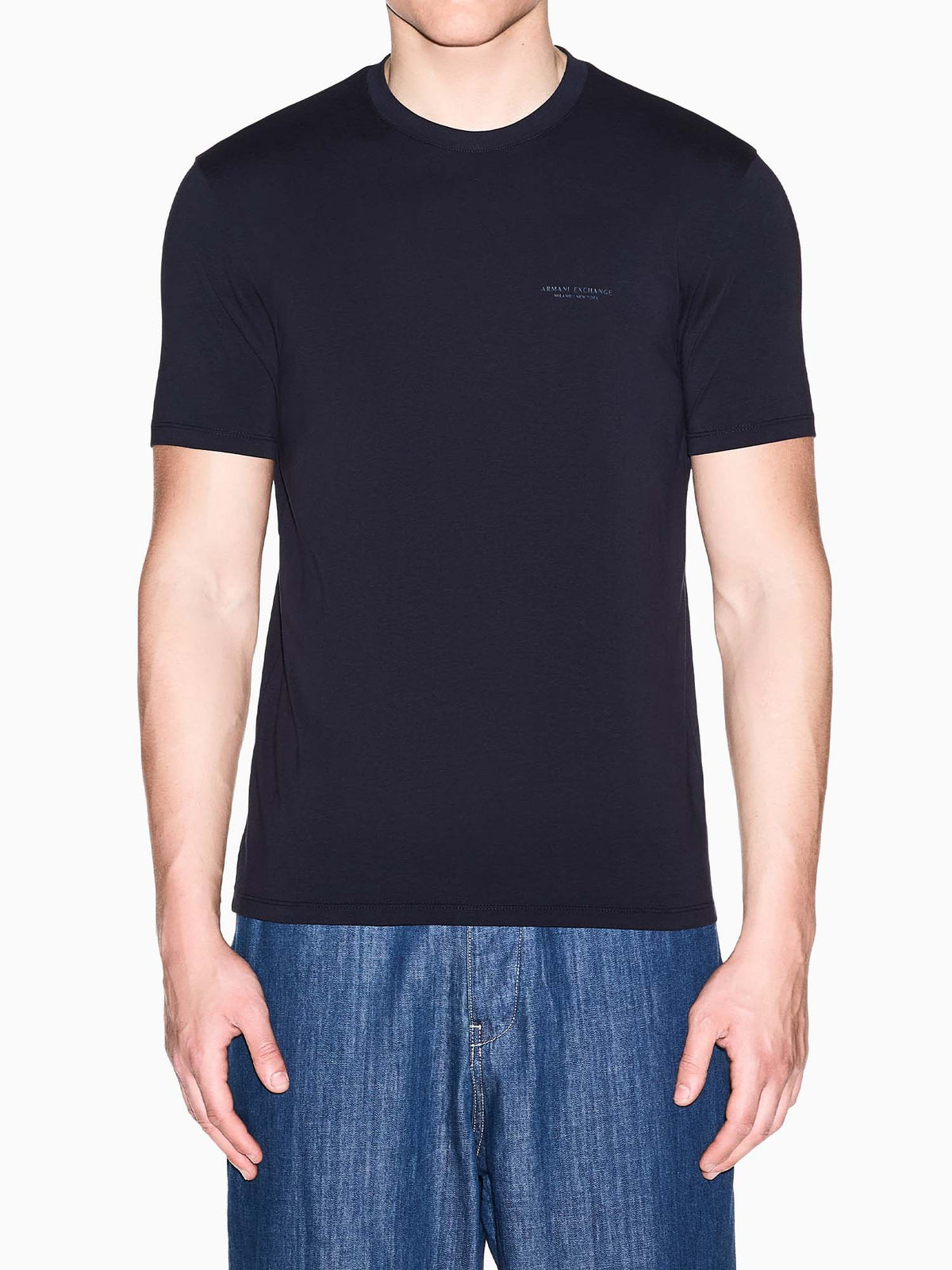 Armani excange t-sh t-shirt da uomo blu