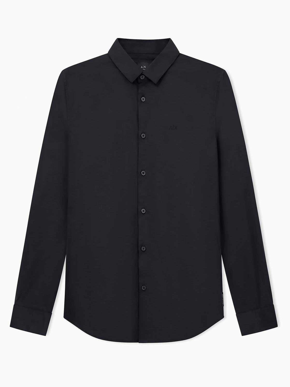 Armani excange camic camicia da uomo nero