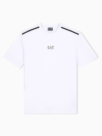 EA7 natural VENTUS7 t-shirt da uomo bianco