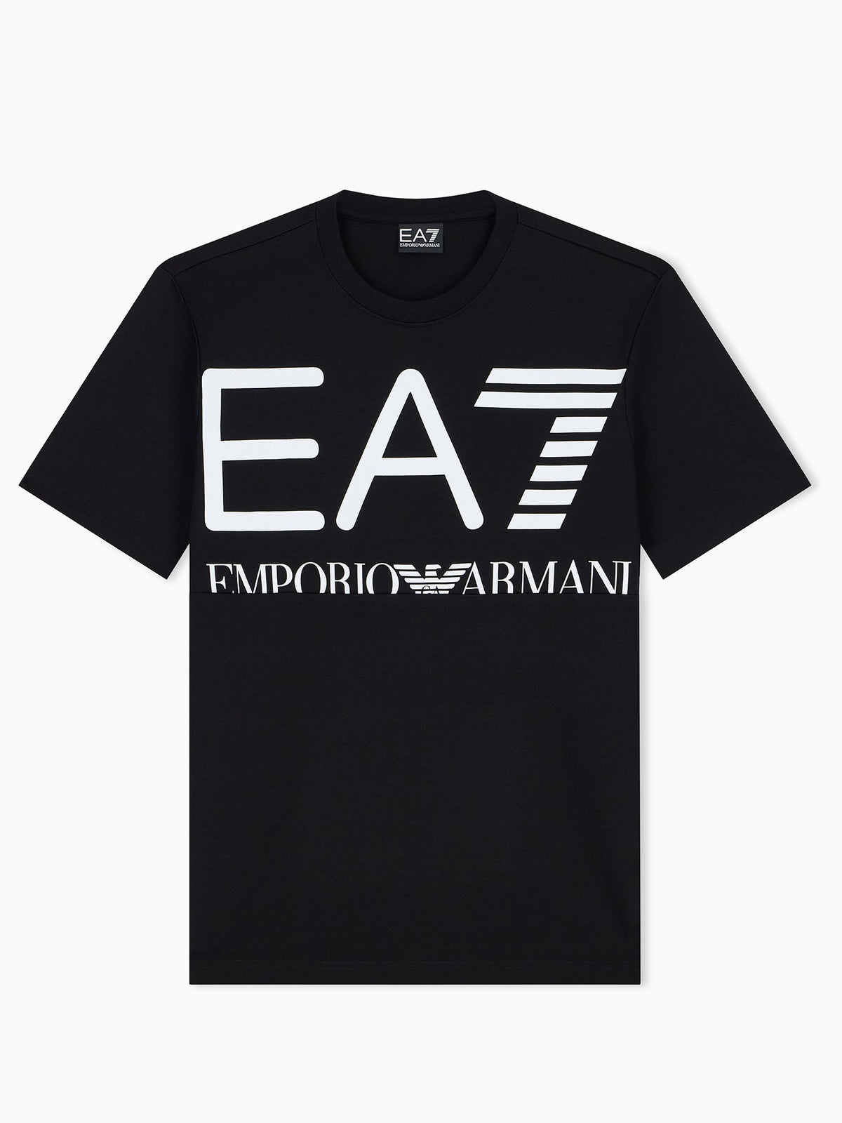 EA7 train logo serie t-shirt da uomo nero