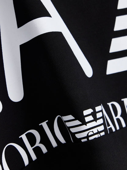 EA7 train logo serie t-shirt da uomo nero