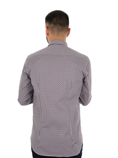 Fb camicia appesa da uomo marrone