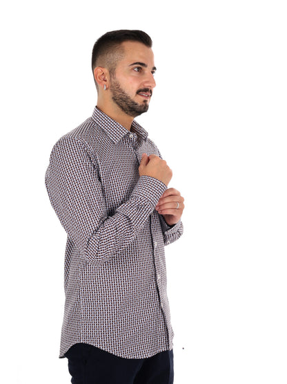 Fb camicia appesa da uomo marrone