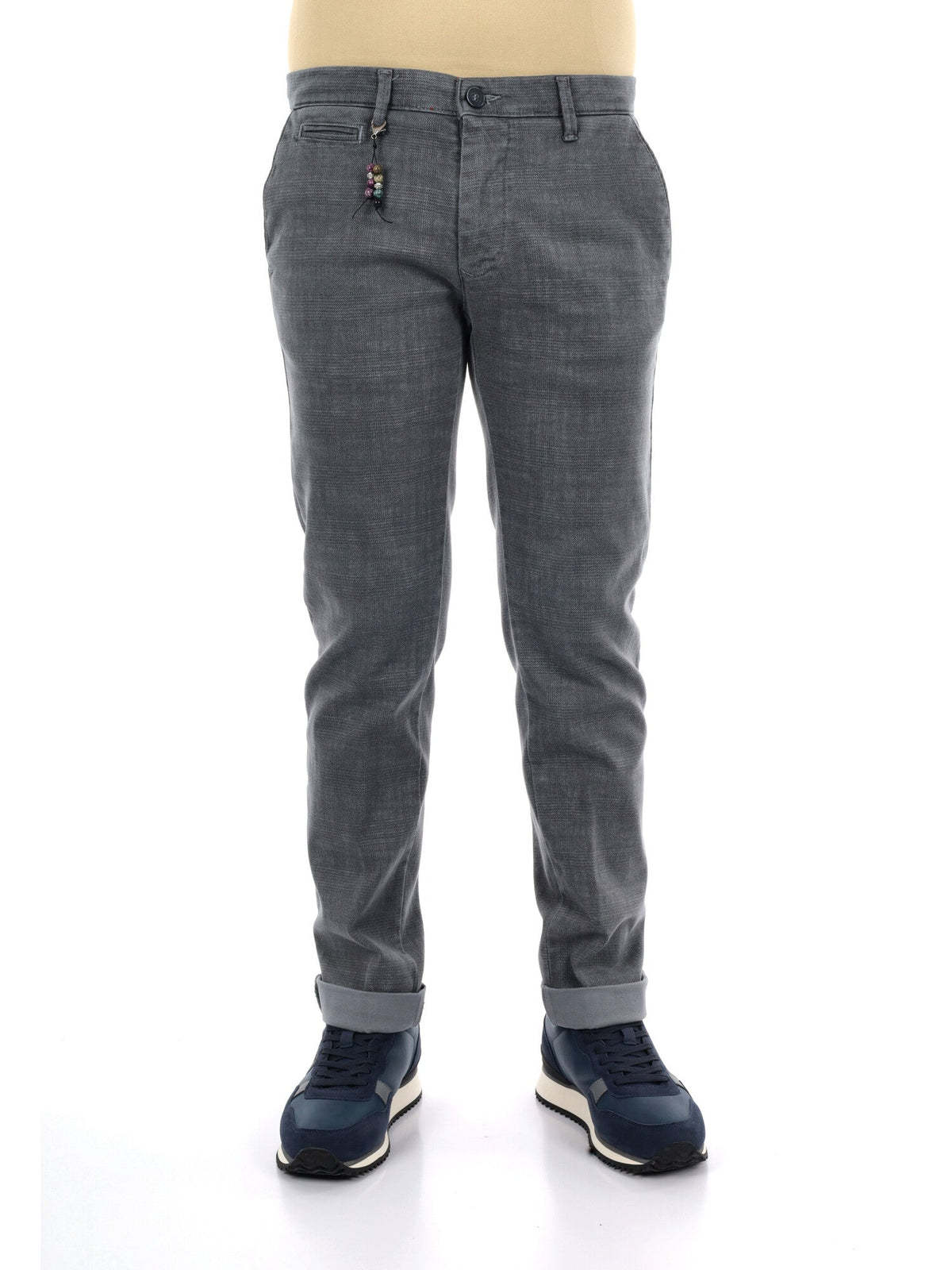 Fb panta fantasia pantalone da uomo grigio