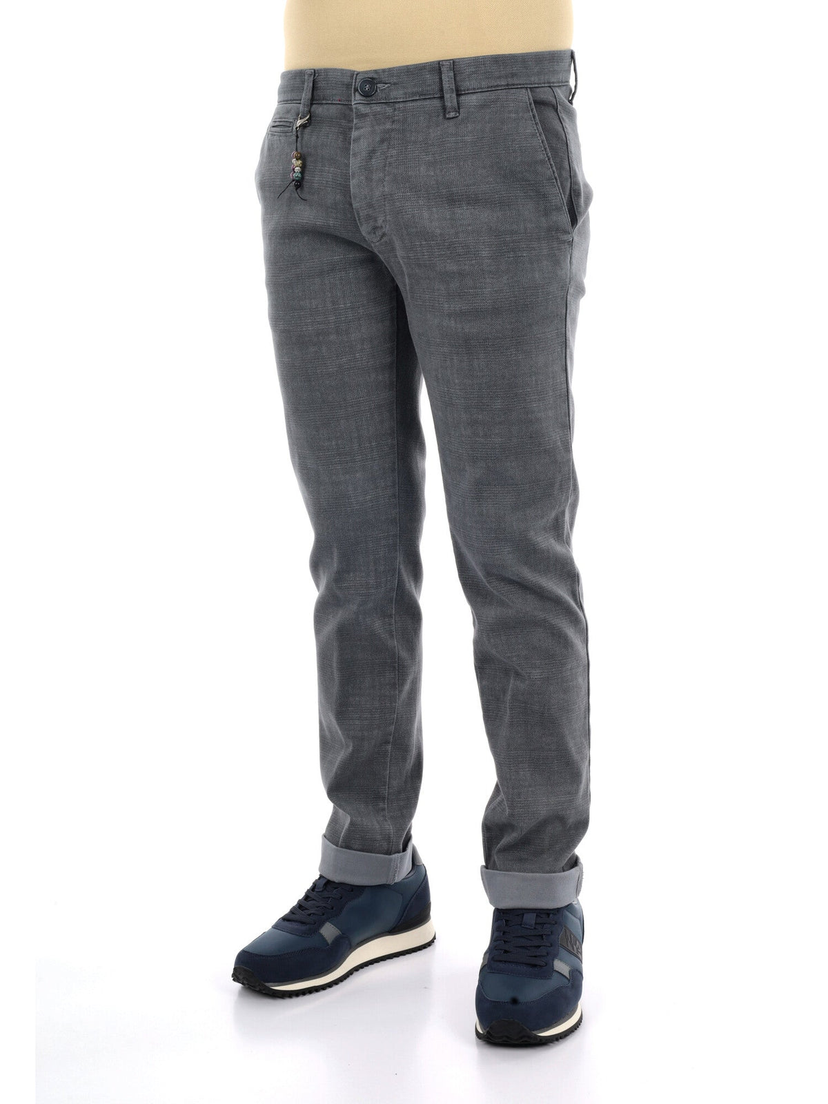 Fb panta fantasia pantalone da uomo grigio