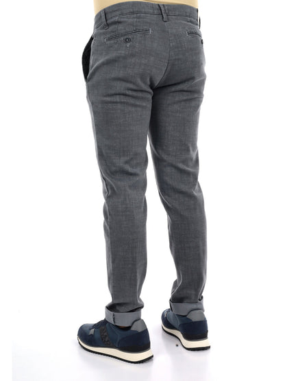 Fb panta fantasia pantalone da uomo grigio