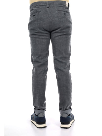 Fb panta fantasia pantalone da uomo grigio
