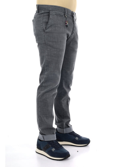 Fb panta fantasia pantalone da uomo grigio