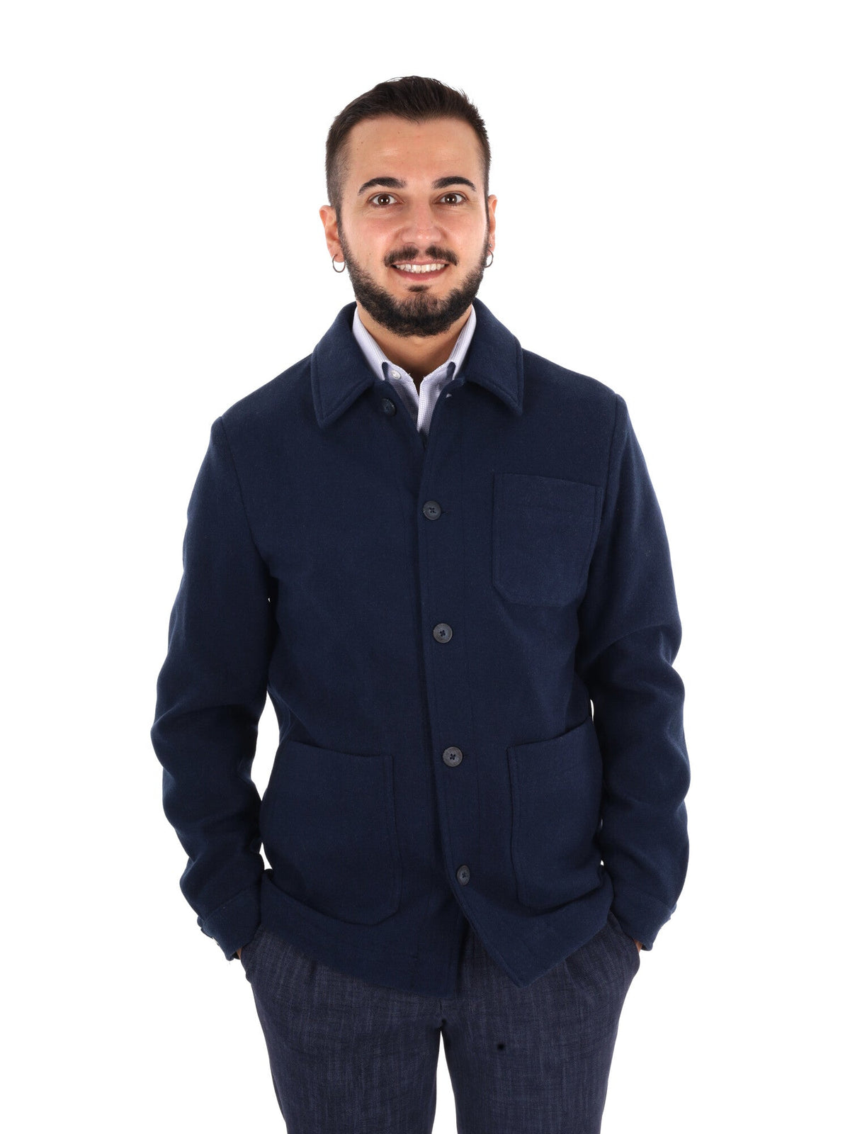 Fb giubbino loosefit da uomo blu