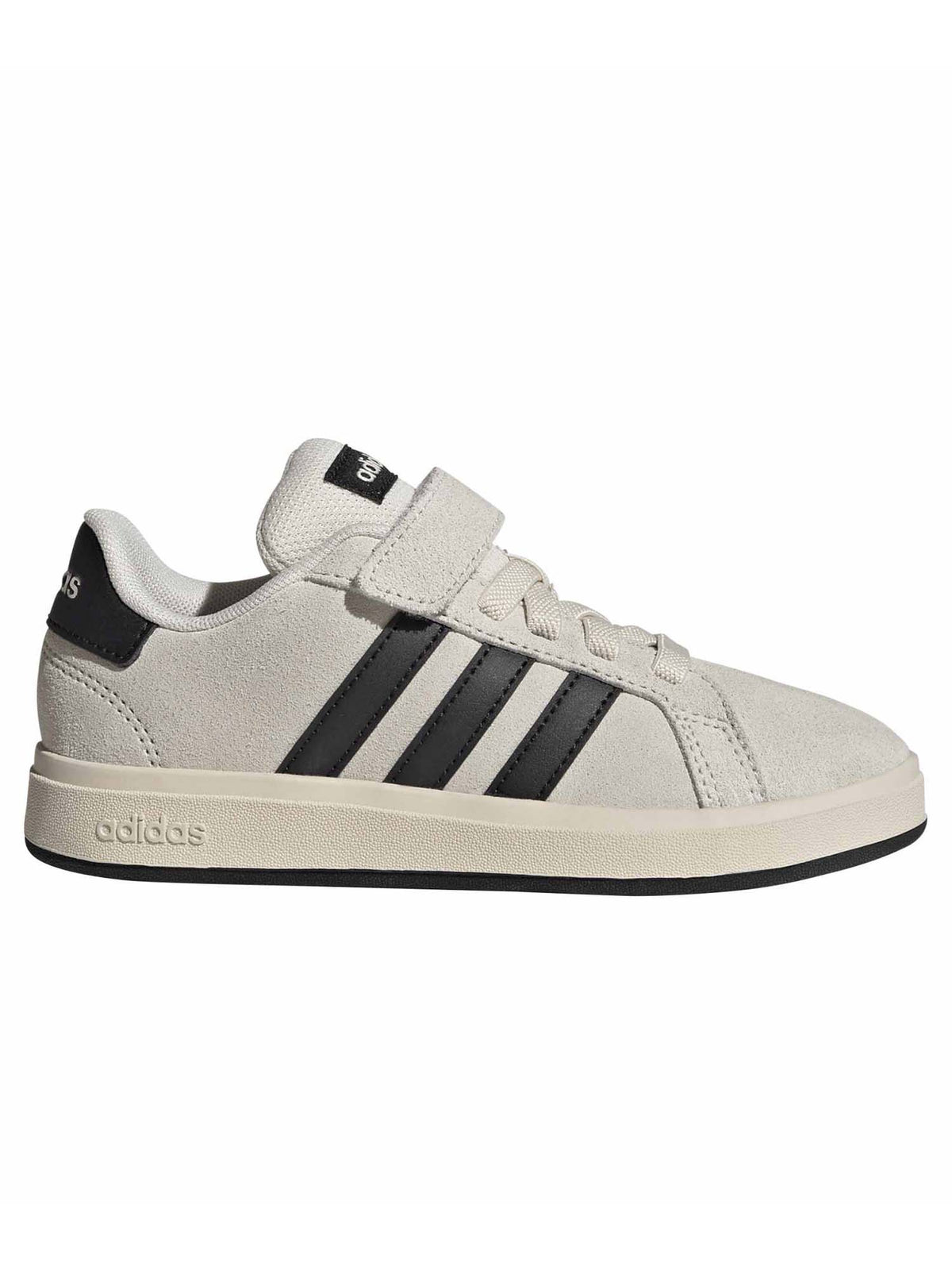 Adidas grand court sneakers ps da bambino/a beige nero
