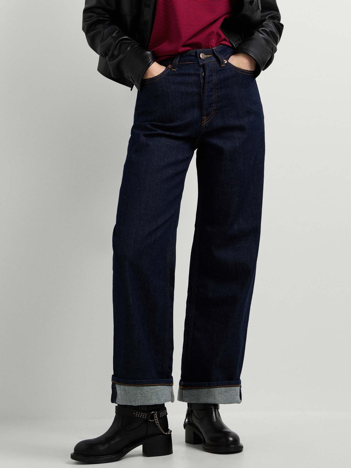 Pepe jeans straight da donna jeans scuro