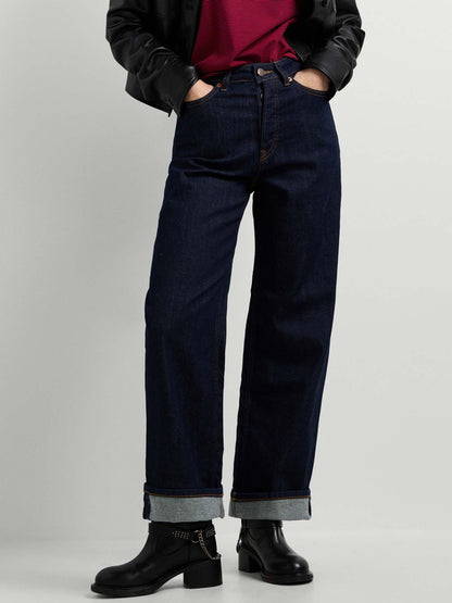 Pepe jeans straight da donna jeans scuro