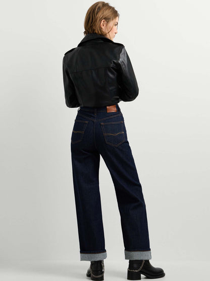 Pepe jeans straight da donna jeans scuro