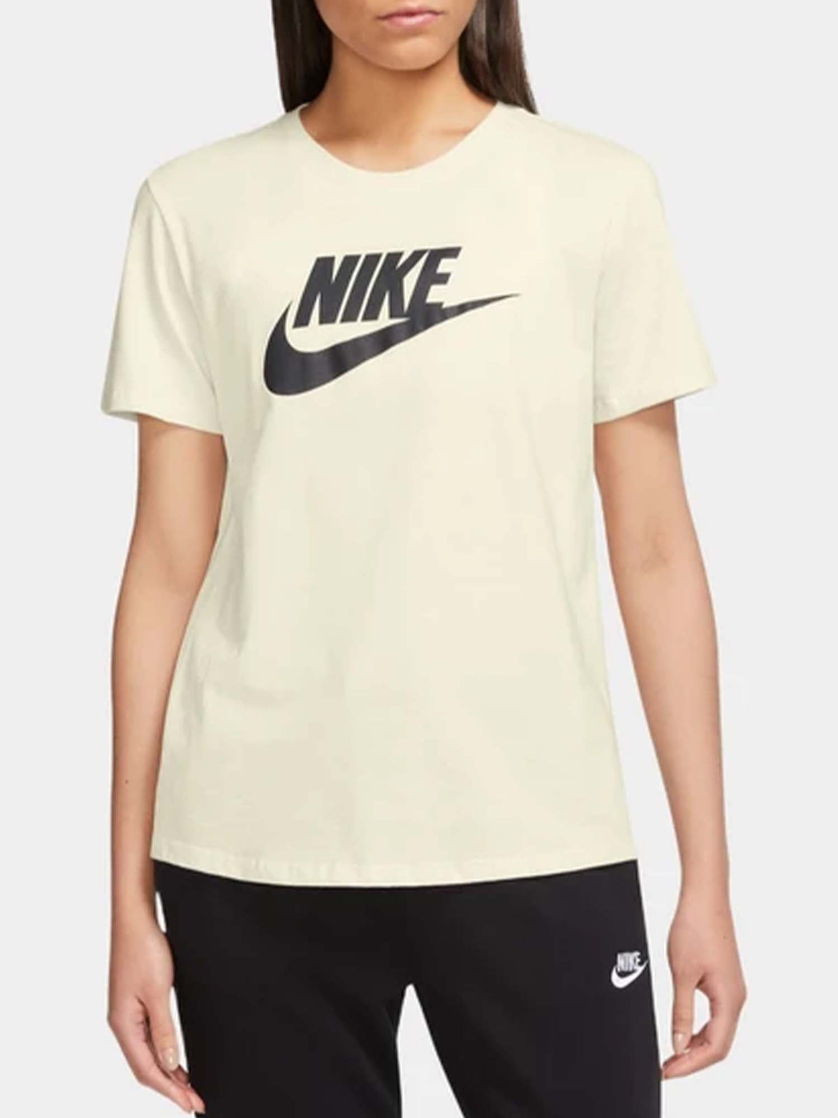 Nike t-shirt mm da donna panna