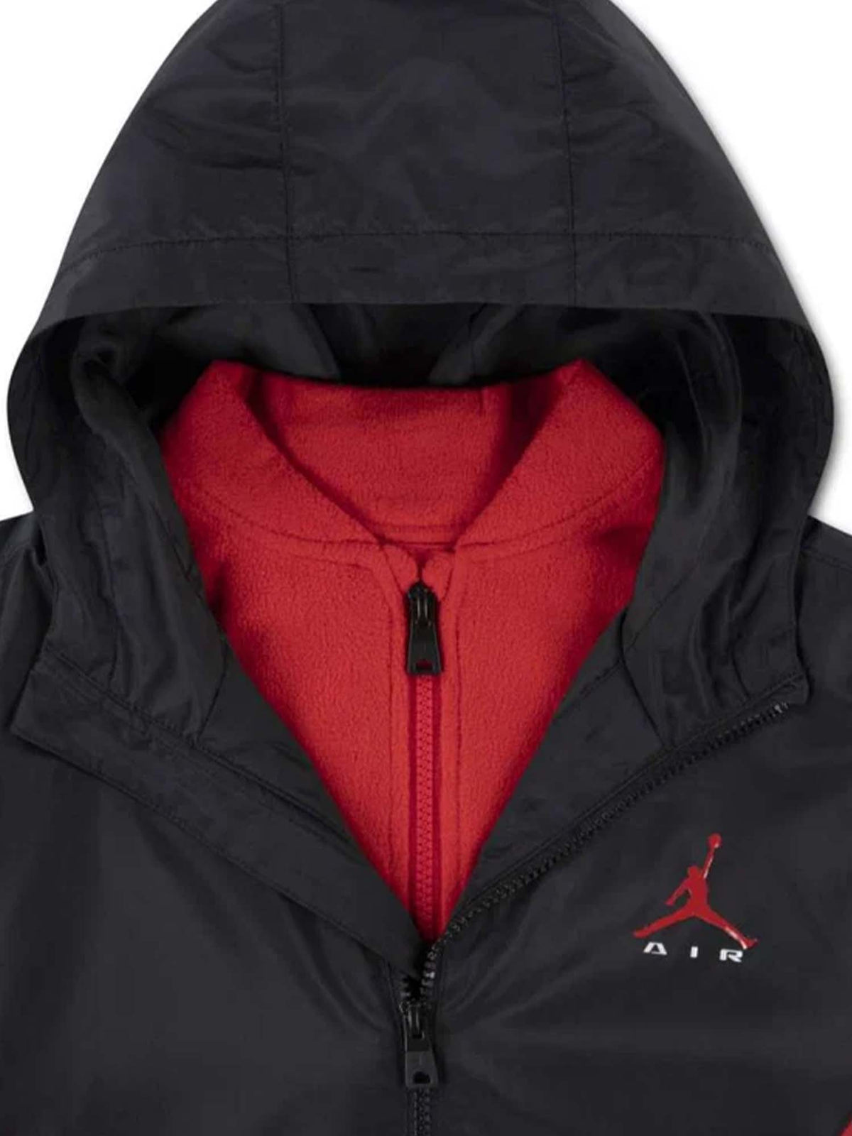 Jordan b. 3 in 1 jkt giubbino da bambino/a nero rosso