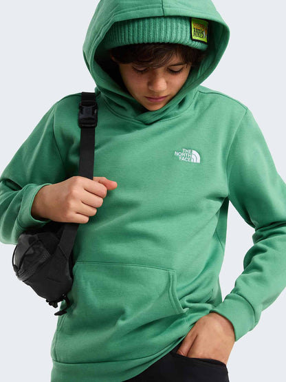 Tnf evolution simple felpa da bambino/a verde