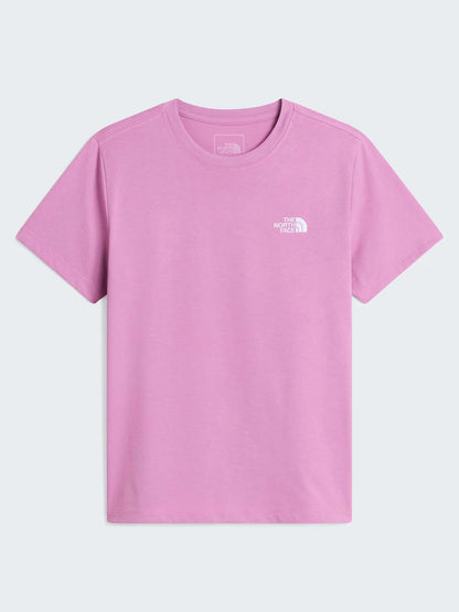 Tnf evolution simple t-shirt da bambino/a lavanda