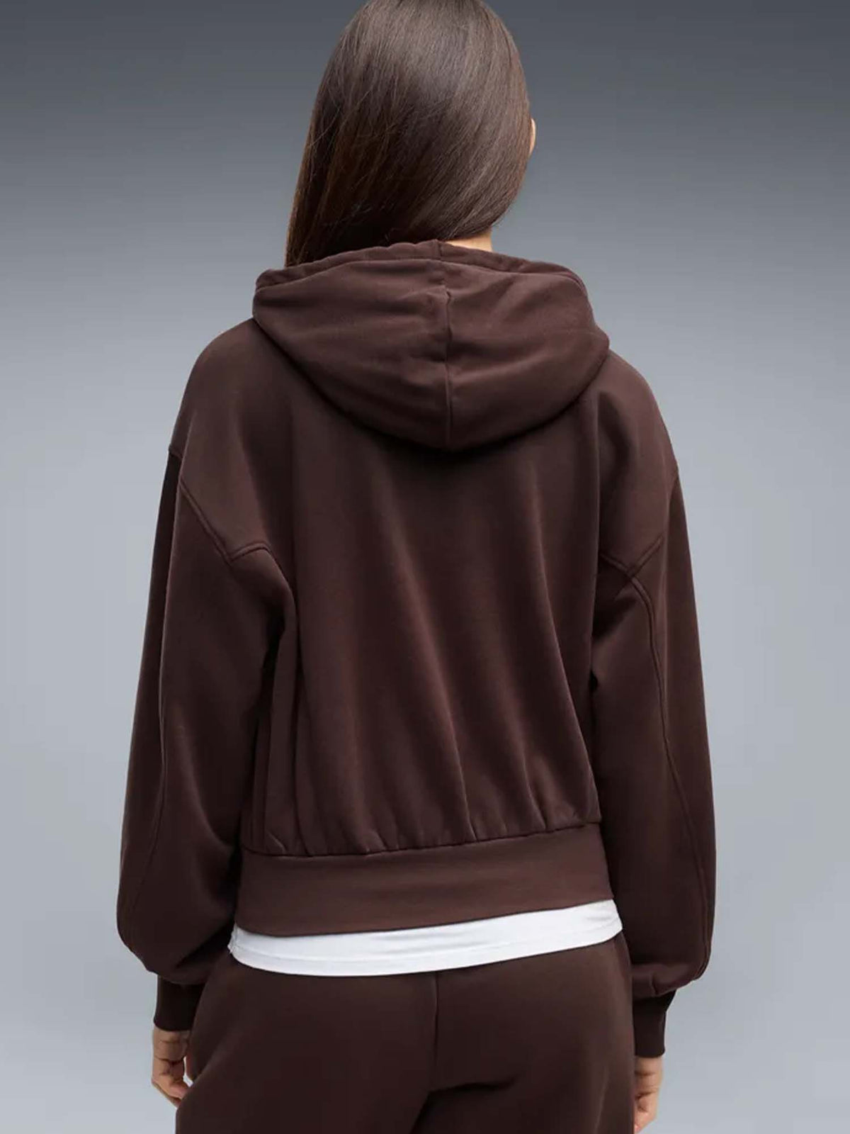 Puma felpa relax.fl da donna cioccolato