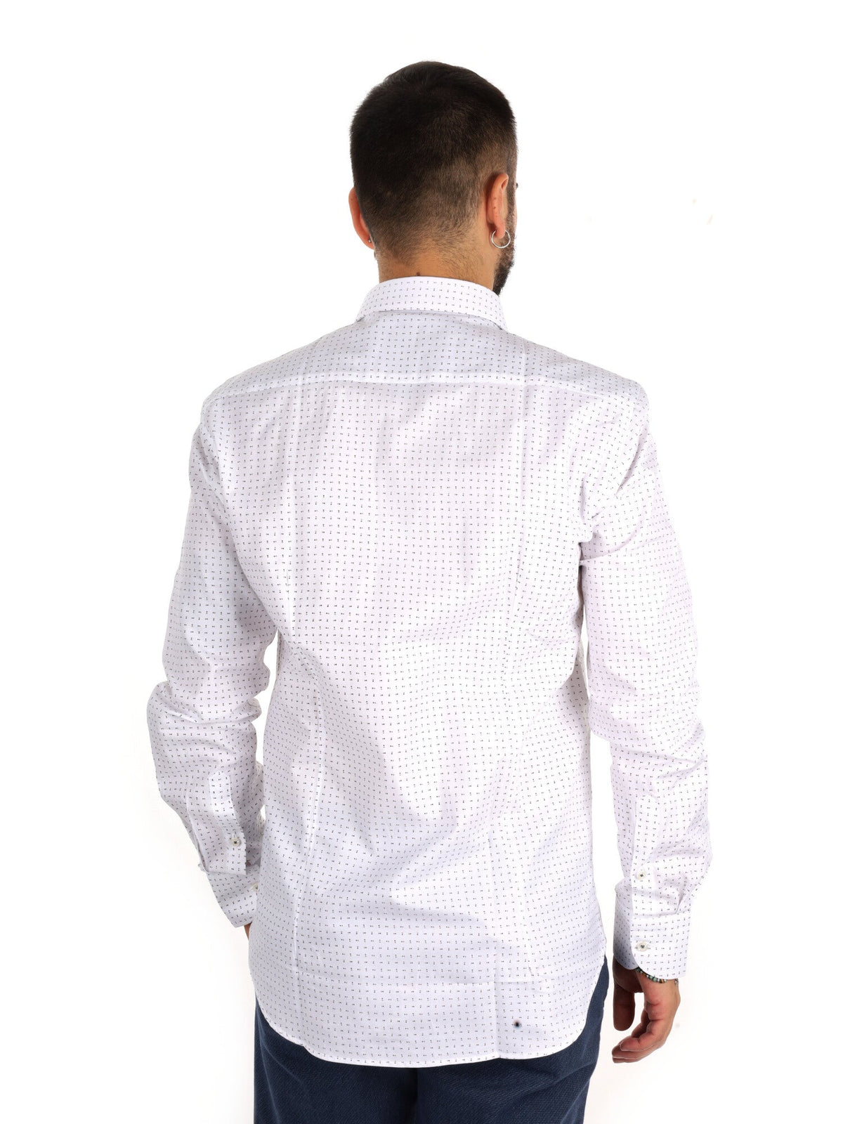 Fb camicia da uomo bianco