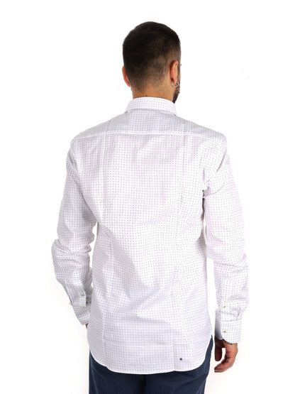 Fb camicia da uomo bianco